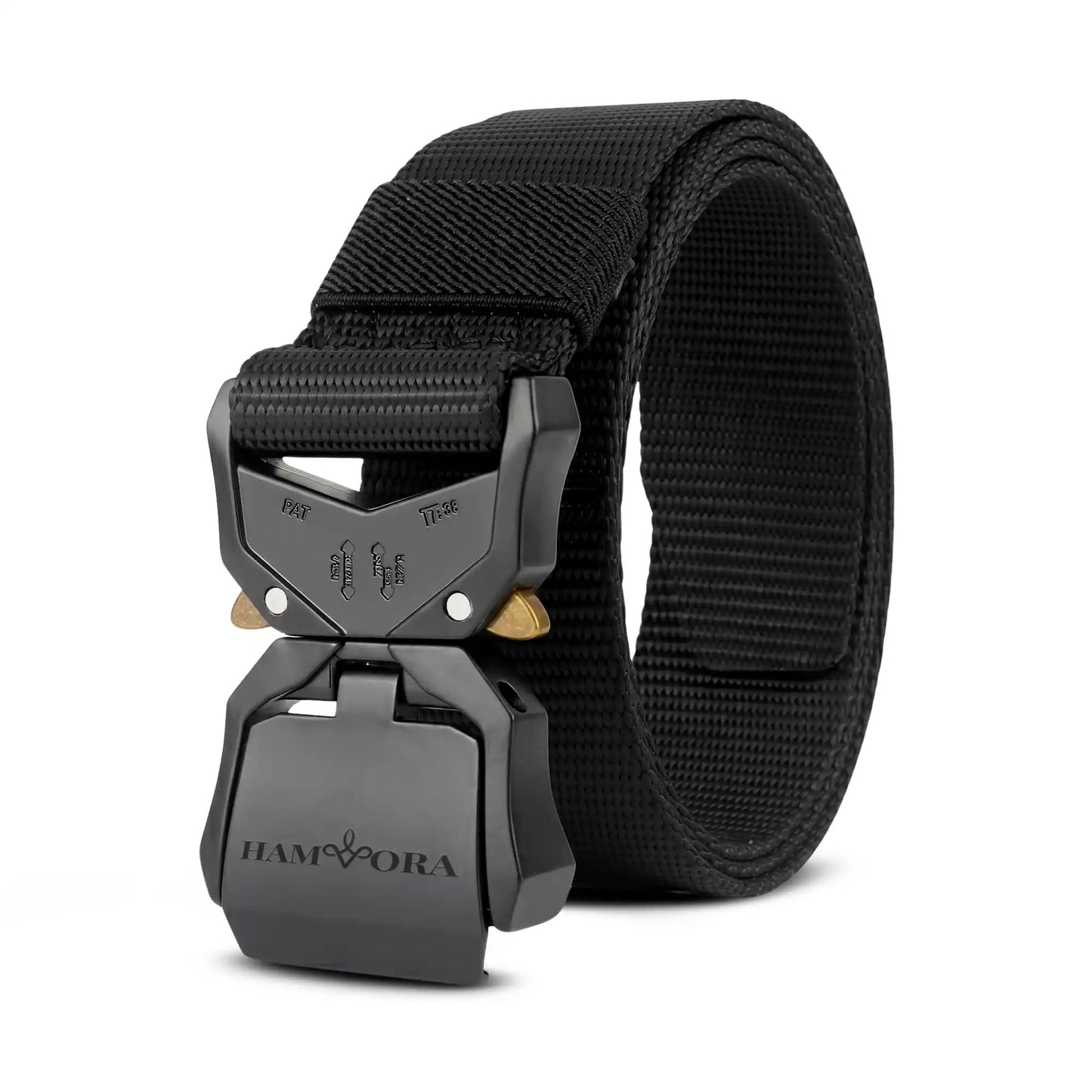 Men's Tactical Belt Quick Release Buckle | No Holes Nylon Belt
